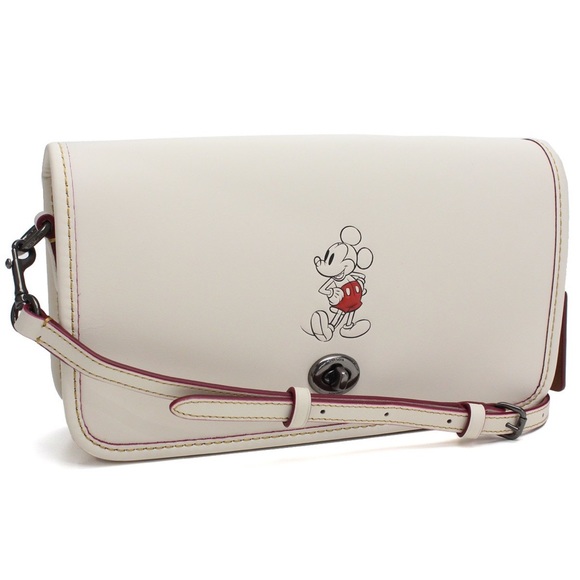 Coach Handbags - Coach Chalk Mickey Mouse Penny Crossbody